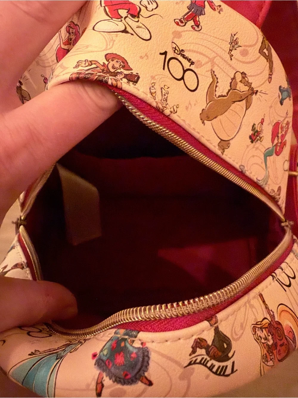 Loungefly Disney100 Music & Wonder Special Moments Mini Backpack